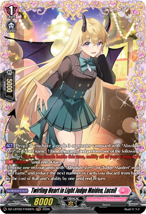 Image of Twirling Heart in Light Judge Maiden, Luceil (DZ-LBT02/FR40EN) [Lyrical Monasterio Season of Wonders]