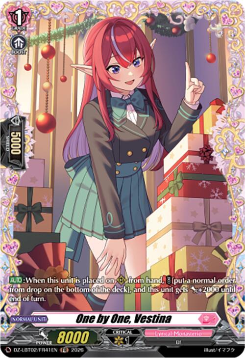 Image of One by One, Vestina (DZ-LBT02/FR41EN) [Lyrical Monasterio Season of Wonders]