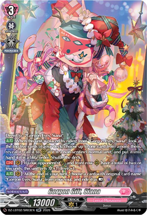 Image of Gorgon Gift, Siana (DZ-LBT02/SR03EN) [Lyrical Monasterio Season of Wonders]