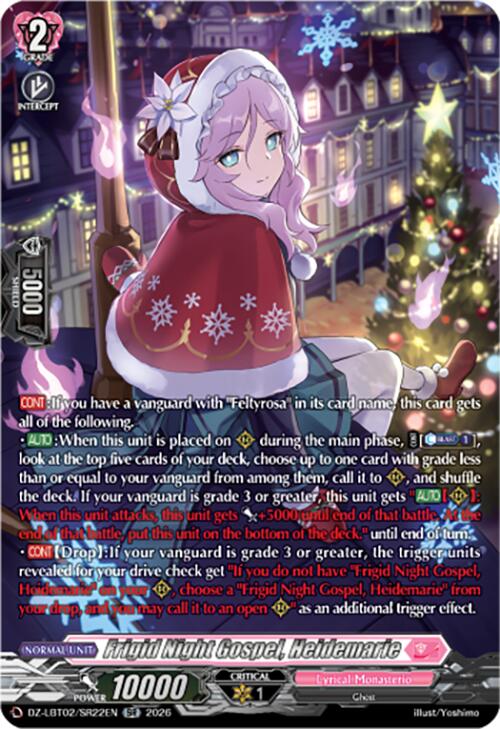 Image of Frigid Night Gospel, Heidemarie (DZ-LBT02/SR22EN) [Lyrical Monasterio Season of Wonders]