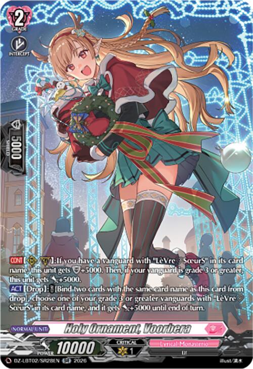 Image of Holy Ornament, Voorbera (DZ-LBT02/SR28EN) [Lyrical Monasterio Season of Wonders]