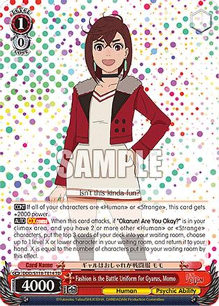 Image of Fashion is the Battle Uniform for Gyarus, Momo [DANDADAN]