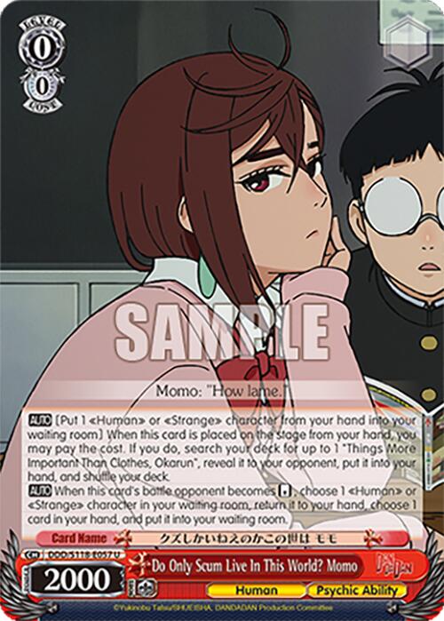 Image of Do Only Scum Live In This World? Momo [DANDADAN]