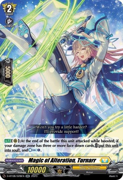 Image of Magic of Alteration, Turnarr (D-BT08/028EN) [Minerva Rising]