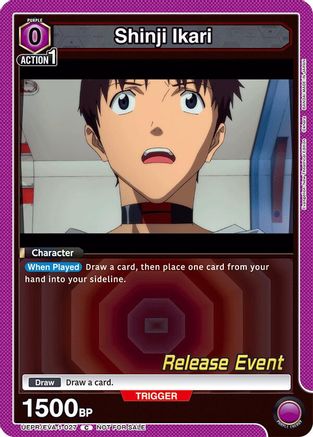 Image of Shinji Ikari (027) (UEPR/EVA-1-027) - UE15BT Evangelion New Theatrical Edition Release Event Cards