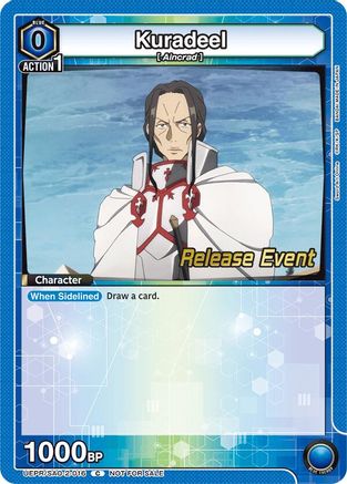 Image of Kuradeel (UEPR/SAO-2-016) - UEX06BT Sword Art Online Vol2 Release Event Cards