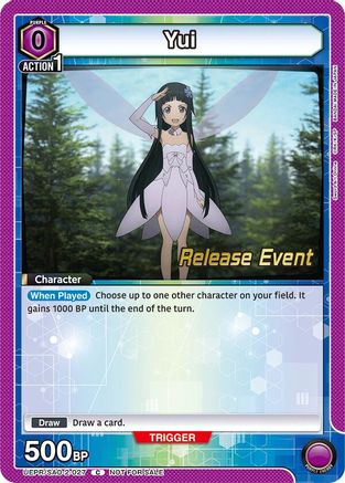 Image of Yui (027) (UEPR/SAO-2-027) - UEX06BT Sword Art Online Vol2 Release Event Cards