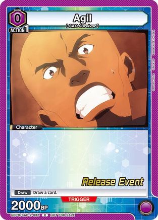 Image of Agil (035) (UEPR/SAO-2-035) - UEX06BT Sword Art Online Vol2 Release Event Cards