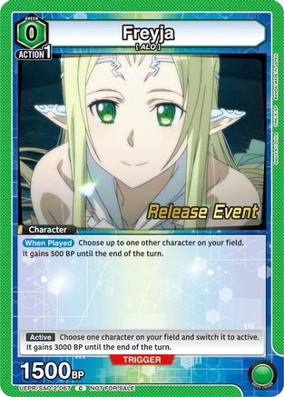 Image of Freyja (UEPR/SAO-2-067) - UEX06BT Sword Art Online Vol2 Release Event Cards