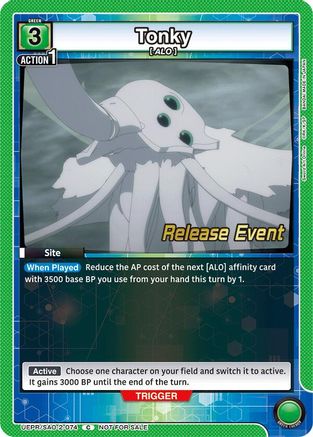 Image of Tonky (UEPR/SAO-2-074) - UEX06BT Sword Art Online Vol2 Release Event Cards
