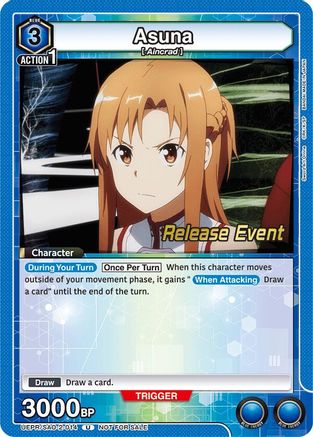 Image of Asuna (014) (UEPR/SAO-2-014) - UEX06BT Sword Art Online Vol2 Release Event Cards