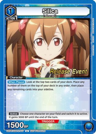 Image of Silica (017) (UEPR/SAO-2-017) - UEX06BT Sword Art Online Vol2 Release Event Cards