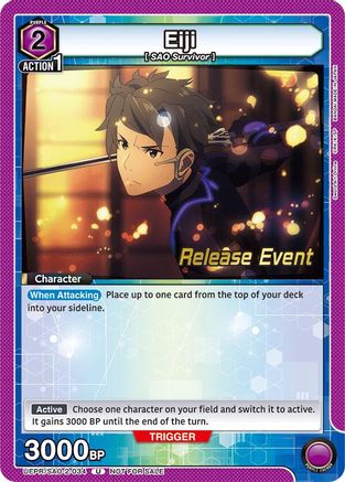 Image of Eiji (UEPR/SAO-2-034) - UEX06BT Sword Art Online Vol2 Release Event Cards