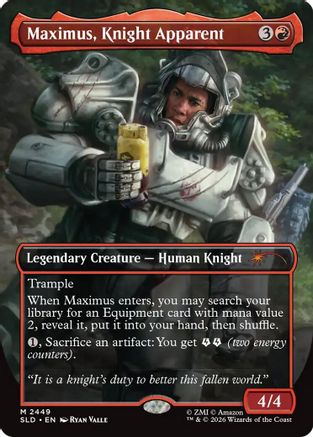Image of Maximus, Knight Apparent (SLD-2449) - Secret Lair Drop Series Foil