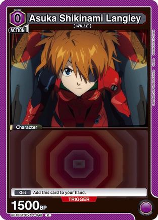 Image of Asuka Shikinami Langley (048) (Box Topper Foil) (UE15BT/EVA-1-048) - UE15BT Evangelion New Theatrical Edition Foil