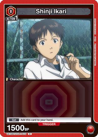 Image of Shinji Ikari (073) (Box Topper Foil) (UE15BT/EVA-1-073) - UE15BT Evangelion New Theatrical Edition Foil
