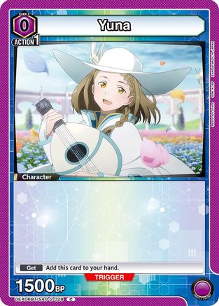 Image of Yuna (028) (Box Topper Foil) (UEX06BT/SAO-2-028) - UEX06BT Sword Art Online Vol2 Foil