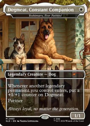 Image of Dogmeat, Constant Companion - Yoshimaru, Ever Faithful (SLD-2463) - Secret Lair Drop Series