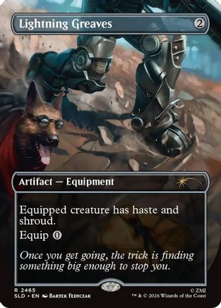 Image of Lightning Greaves (2465) (SLD-2465) - Secret Lair Drop Series