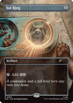 Image of Sol Ring (2467) (SLD-2467) - Secret Lair Drop Series Foil