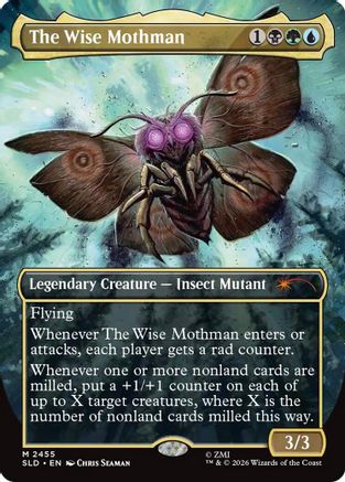 Image of The Wise Mothman (SLD-2455) - Secret Lair Drop Series Foil