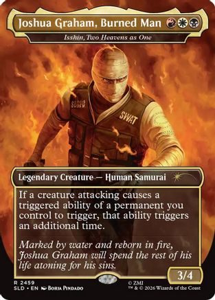 Image of Joshua Graham, Burned Man - Isshin, Two Heavens as One (SLD-2459) - Secret Lair Drop Series Foil