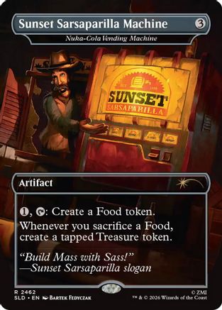 Image of Sunset Sarsaparilla Machine - Nuka-Cola Vending Machine (SLD-2462) - Secret Lair Drop Series