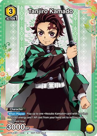 Image of Tanjiro Kamado (006) (UEPR/KMY-1-006) - Union Arena Promotion Cards Foil
