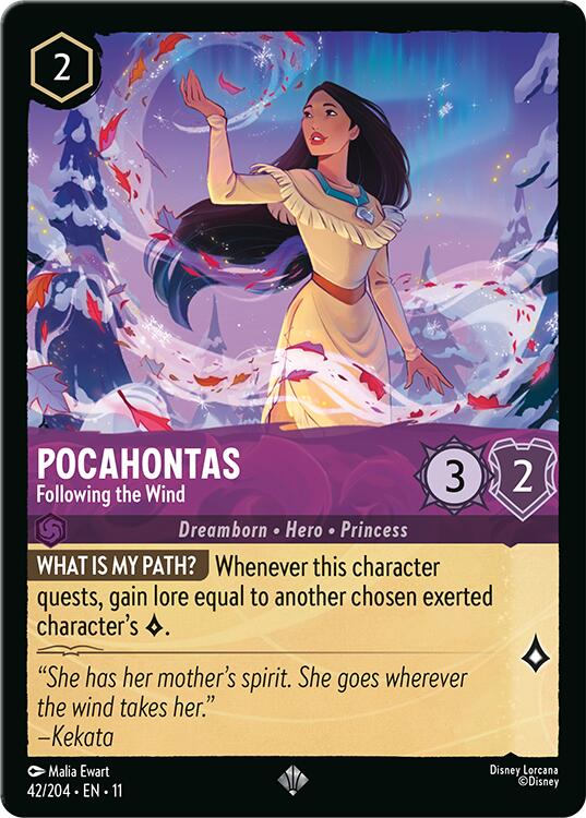 Image of Pocahontas - Following the Wind (42/204) [Winterspell]