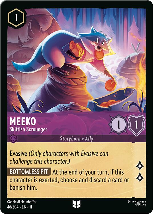 Image of Meeko - Skittish Scrounger (46/204) [Winterspell]