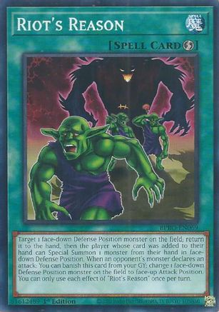 Image of Riot's Reason [BPRO-EN069] Common