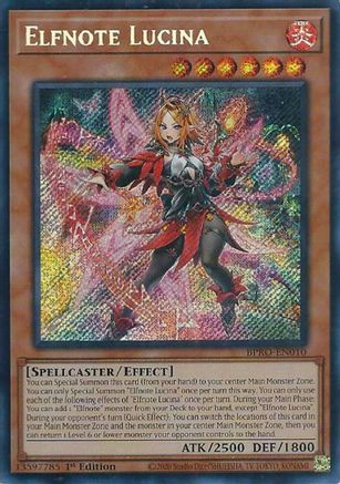 Image of Elfnote Lucina [BPRO-EN010] Secret Rare