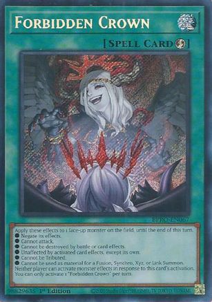 Image of Forbidden Crown [BPRO-EN067] Secret Rare