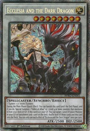 Image of Ecclesia and the Dark Dragon (Starlight Rare) [BPRO-EN041] Starlight Rare