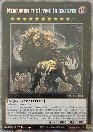 Image of Mercurium the Living Quicksilver (Starlight Rare) [BPRO-EN084] Starlight Rare