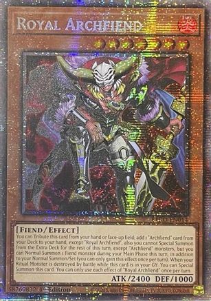 Image of Royal Archfiend (Starlight Rare) [BPRO-EN014] Starlight Rare