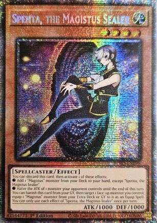 Image of Spenta, the Magistus Sealer (Starlight Rare) [BPRO-EN098] Starlight Rare
