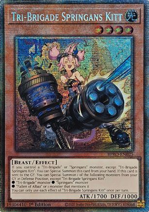 Image of Tri-Brigade Springans Kitt (Starlight Rare) [BPRO-EN025] Starlight Rare