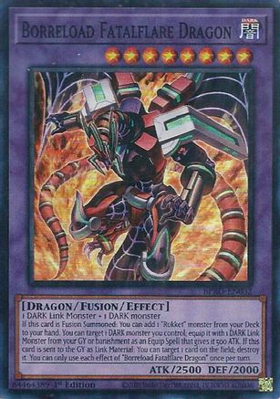 Image of Borreload Fatalflare Dragon [BPRO-EN032] Super Rare