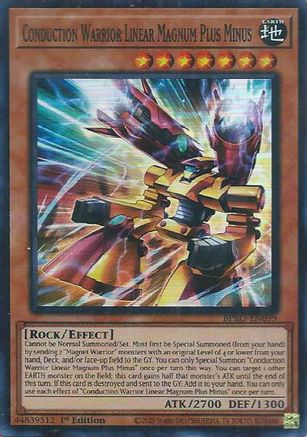 Image of Conduction Warrior Linear Magnum Plus Minus [BPRO-EN099] Super Rare