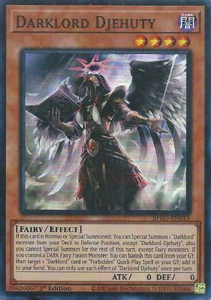 Image of Darklord Djehuty [BPRO-EN019] Super Rare