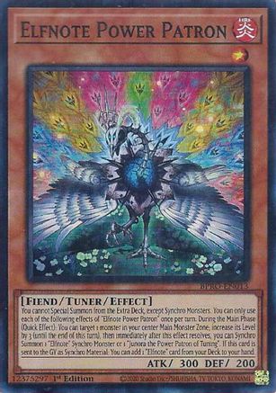 Image of Elfnote Power Patron [BPRO-EN013] Super Rare