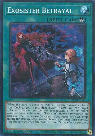 Image of Exosister Betrayal [BPRO-EN066] Super Rare
