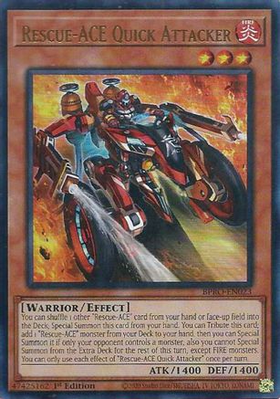 Image of Rescue-ACE Quick Attacker [BPRO-EN023] Ultra Rare