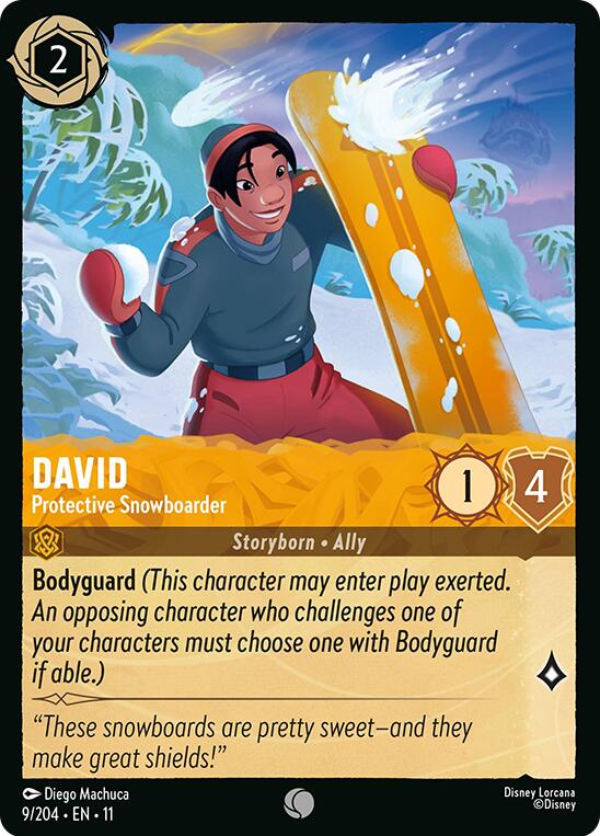 Image of David - Protective Snowboarder (9/204) [Winterspell]