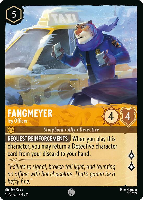 Image of Fangmeyer - Icy Officer (10/204) [Winterspell]