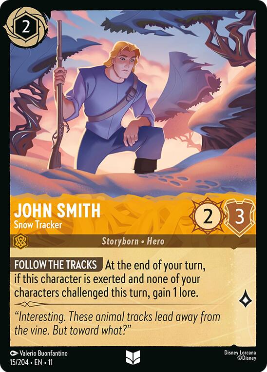 Image of John Smith - Snow Tracker (15/204) [Winterspell]