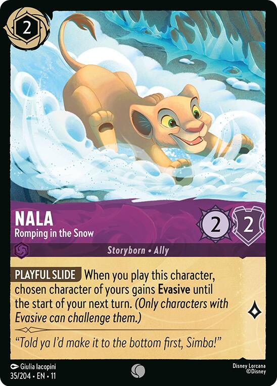 Image of Nala - Romping in the Snow (35/204) [Winterspell]