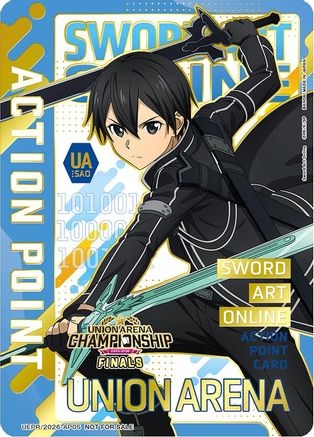 Image of Action Point Card (AP05) (25-26 Finals) (UEPR/2026-AP05) - Union Arena Promotion Cards Foil