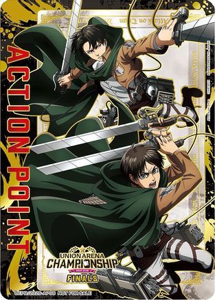 Image of Action Point Card (AP08) (25-26 Finals) (UEPR/2026-AP08) - Union Arena Promotion Cards Foil